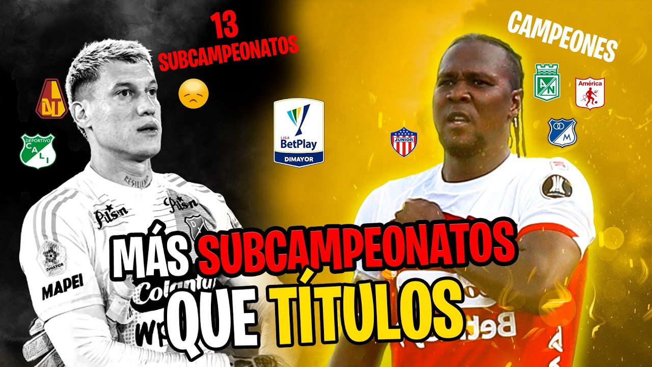 Solo 16 campeones de la Liga Colombiana en 100 ediciones | Ranking del menor al mayor