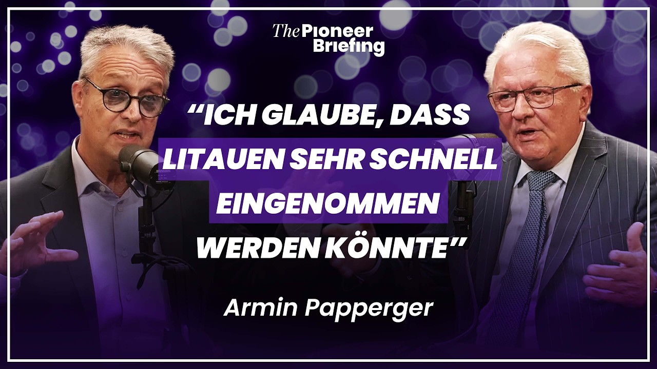 Rheinmetall-CEO Armin Papperger im Interview bei Gabor Steingart | The Pioneer Briefing