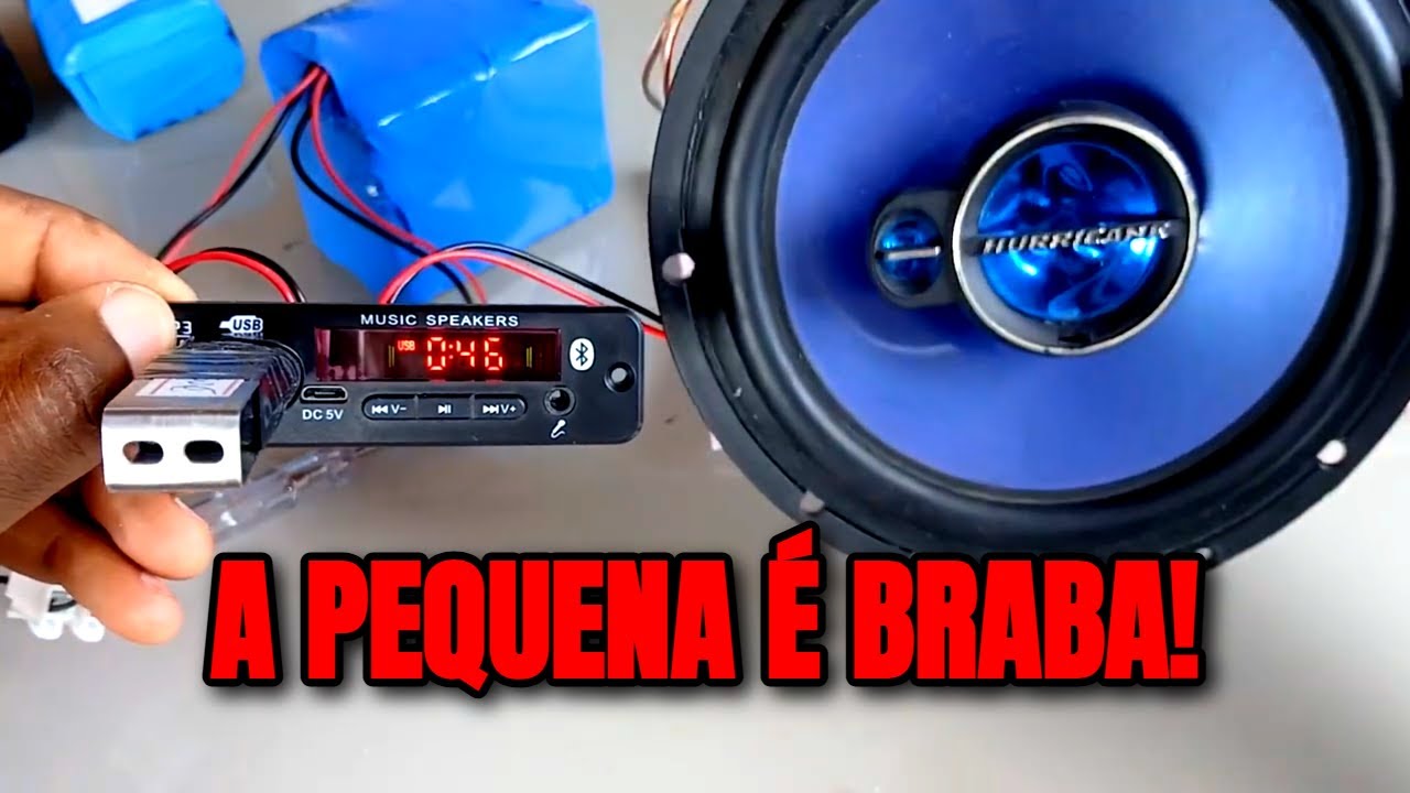 🔊 Placa Amplificadora Bluetooth MP3 50W – Som Potente e Completo!
