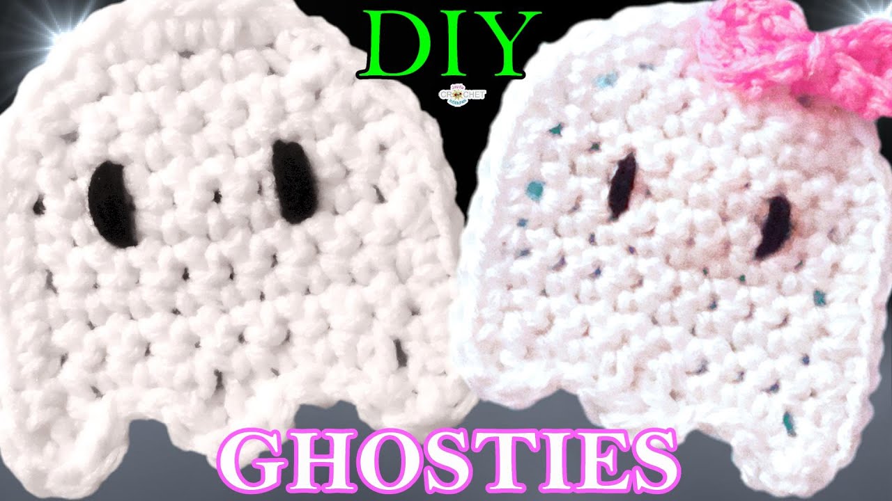 Crochet Ghost Applique Pattern & Tutorial