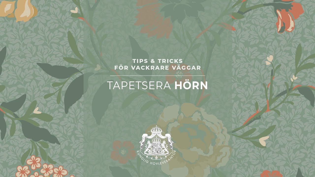 Tapetsera både innerhörn och ytterhörn. Så gör du. Steg för steg.