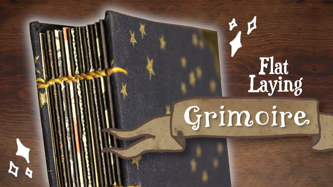 Coptic Bound Grimoire - A Book That Lays FLAT!