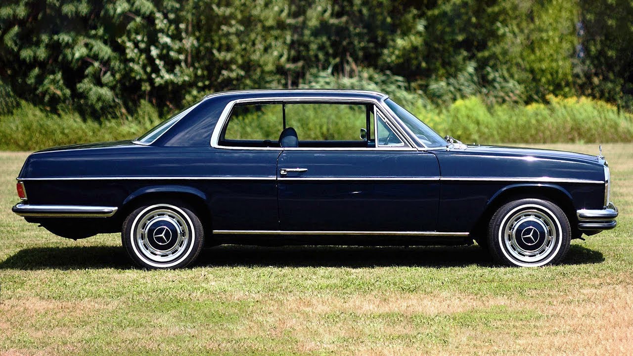 1972 Mercedes-Benz 250C w114 elegant coupe by Paul Bracq