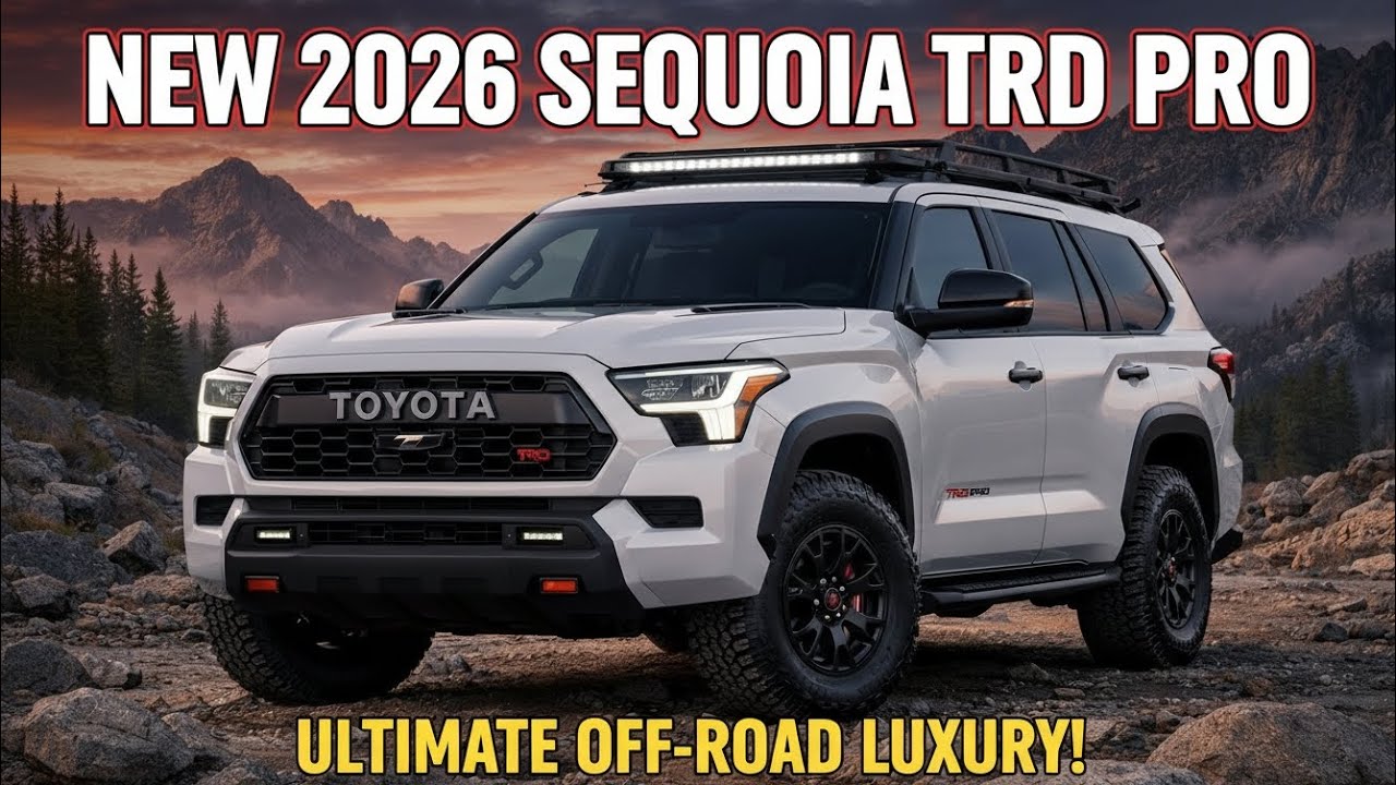 2026 Toyota Sequoia TRD Pro Is a BEAST – The SUV Toyota Didn’t Want You to See 🚙