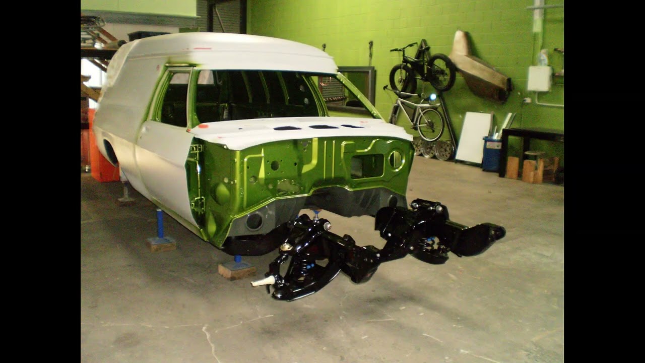 Holden HQ panel van four coil suspension