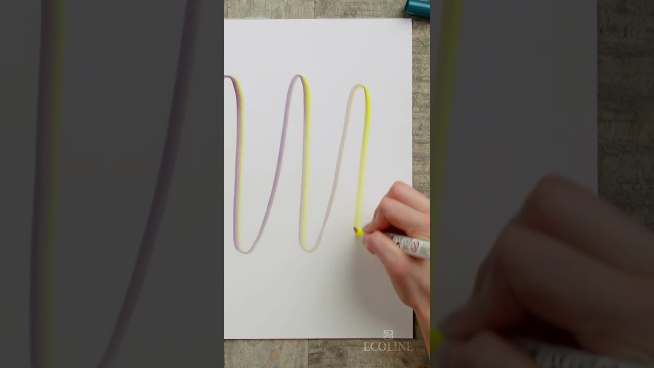 &iexcl;Marcadores Ecoline Brush Pen! Una revoluci&oacute;n en la acuarela.