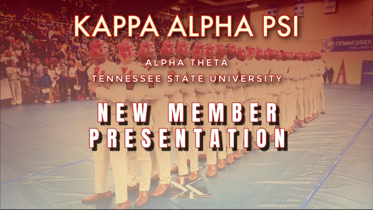 Kappa Alpha Psi - Alpha Theta Chapter - Fall 2025 New Member Presentation | Tennessee State Univ.