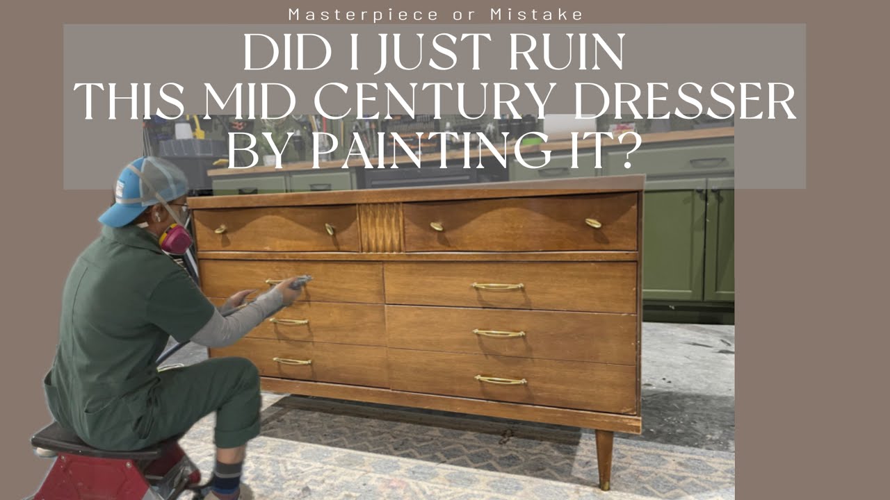 Did I Ruin This Mid-Century Dresser by Painting Over the Wood?