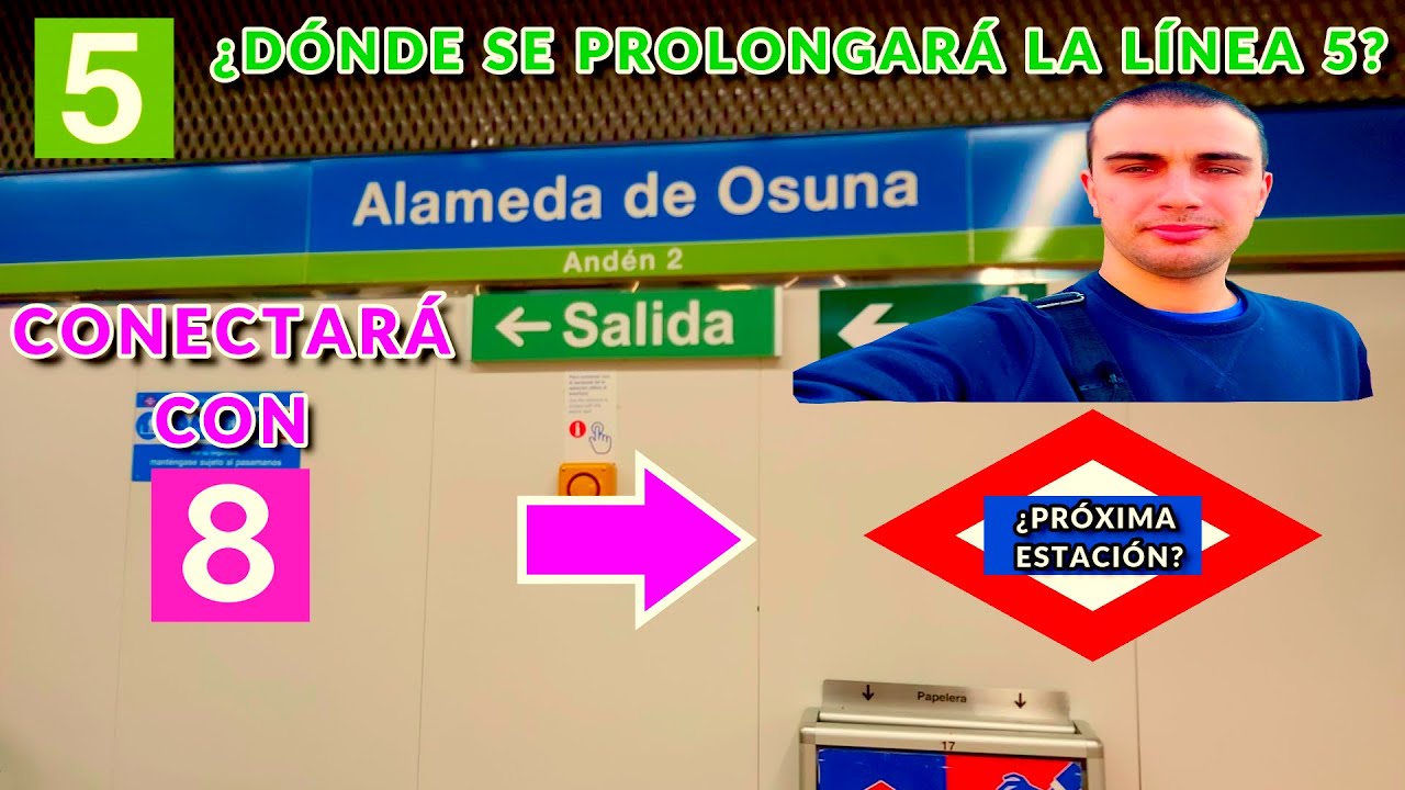 La Comunidad de Madrid pública en su Boletín Oficial la ampliación de la L5 del Metro