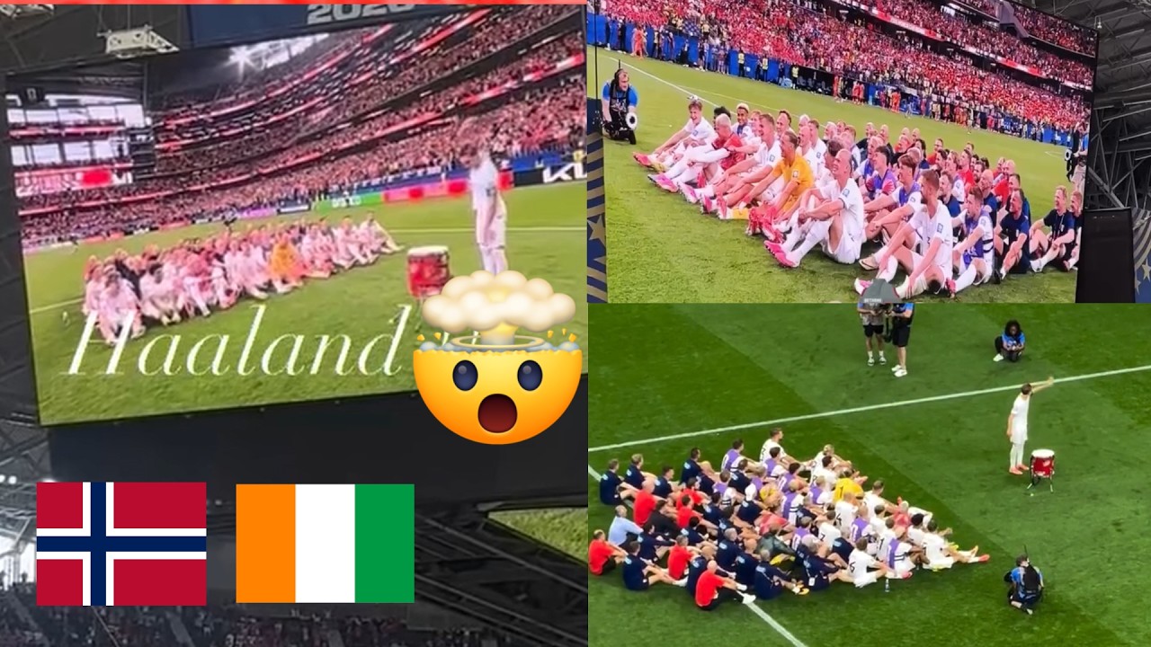 🔥 Norway's Viking Celebration After Their Win Over Ivory Coast Was Insane! Norway 2-1 Ivory Coast