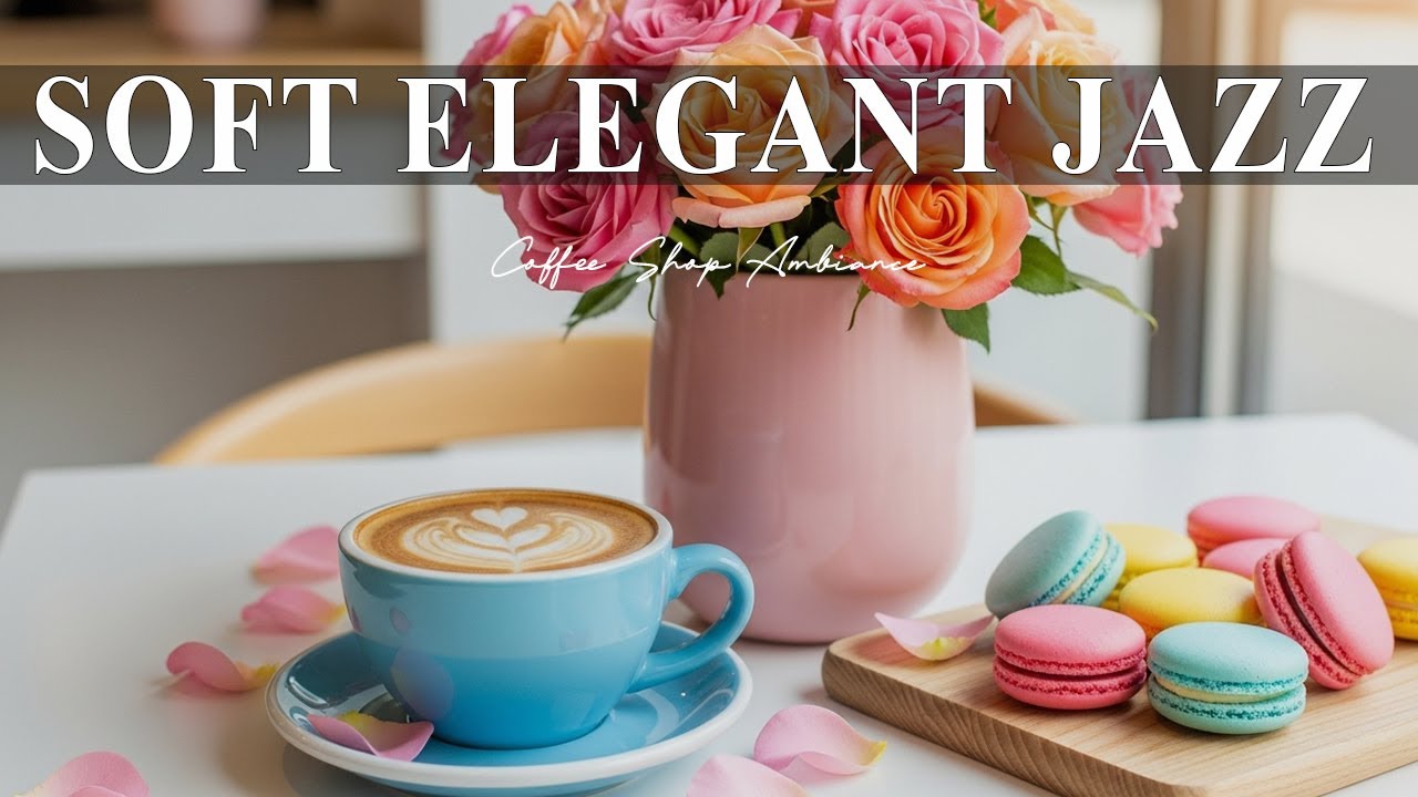 Soft Elegant Jazz☕ Gentle February Café Jazz & Bossa Nova Instrumental for Relaxing.