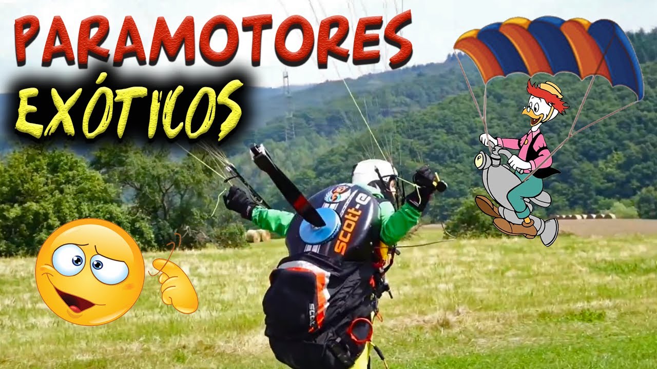 Paramotores exóticos: Inovação e criatividade além dos Limites.