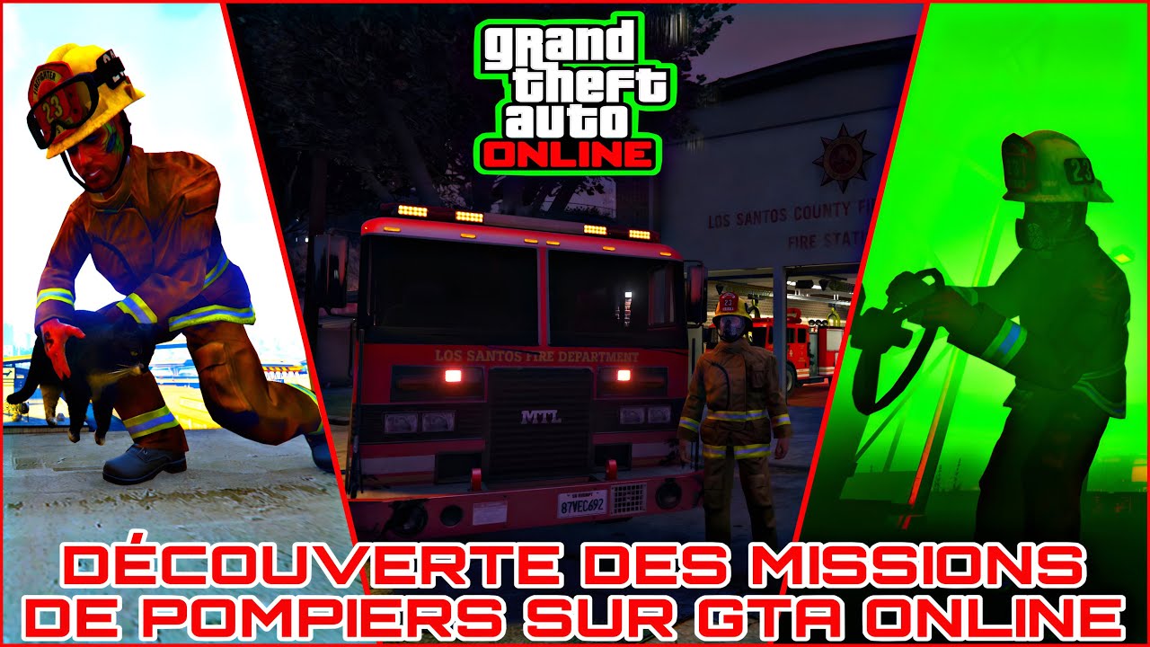 [DLC] DE POMPIER VOLONTAIRE A SAUVETEUR DE CHAT SUR GTA ONLINE 🐈😂