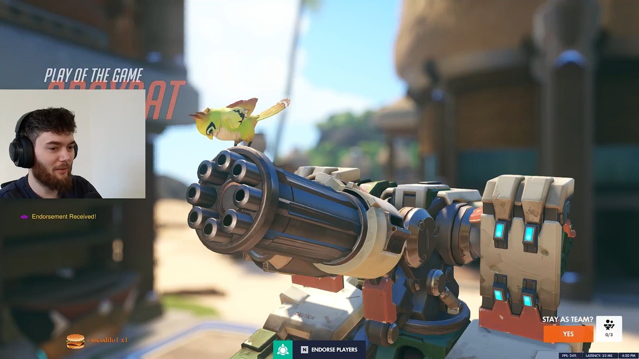 POTG! DAFRAN BASTION OVERWATCH RANKED GAMEPLAY SEASON 1