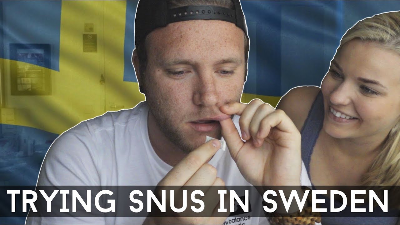 TRYING SNUS IN SWEDEN