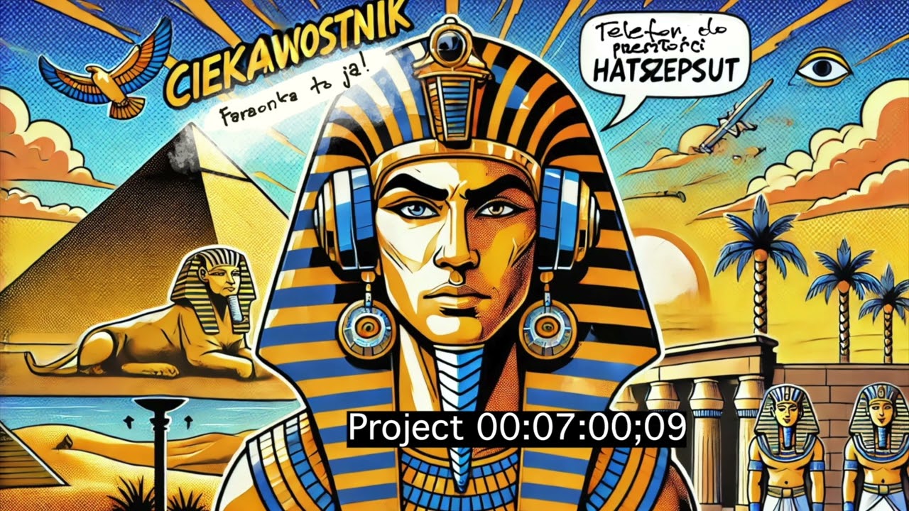 CIEKAWOSTNIK S10E05 -Telefon do przeszłości- Hatszepsut, wymazana z historii faraon z udawana broda!