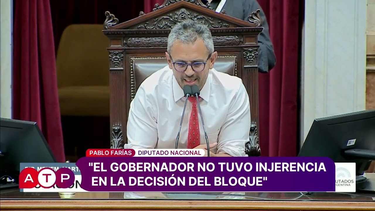 Pablo Farías - Dip. Nac. Unidos - Reforma laboral y baja en la edad de la punibilidad - ATP 20 02 26