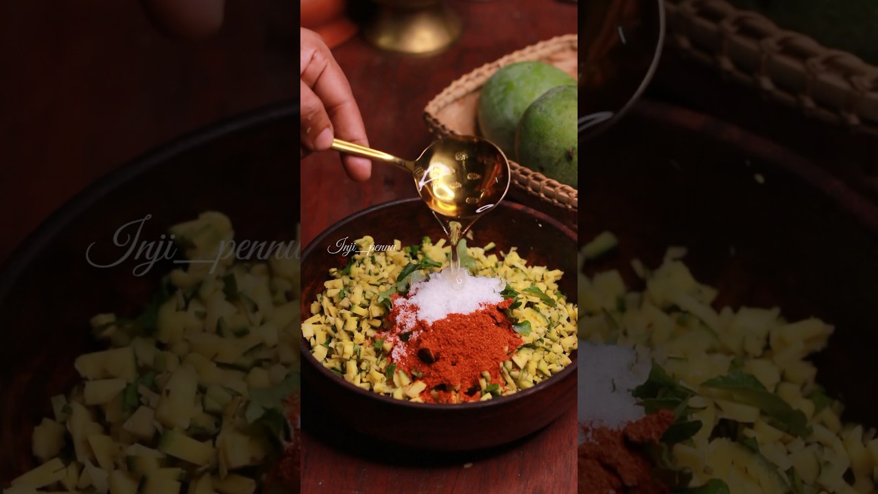 ഇതു നിങ്ങൾ ഉണ്ടാക്കാറില്ലേ? !!! @Inji_pennu  #injipennu #food #trending #rawmango #recipe