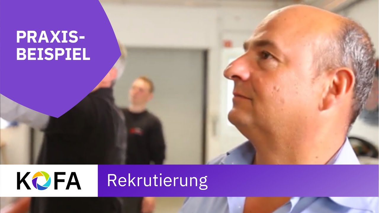 Mitarbeiter rekrutieren (Recruiting) | Beispiel aus der Praxis