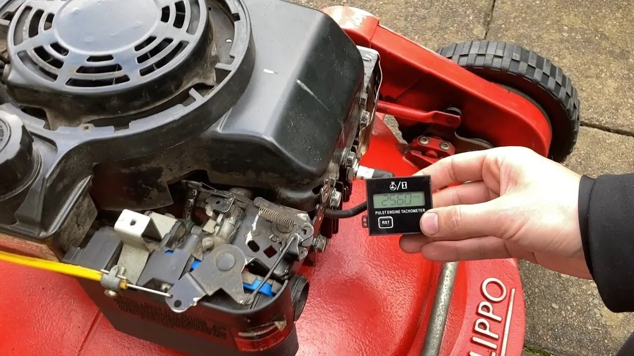 Så justerar man varvtalet på sin gräsklippare / jordfräs / generator - Del 2