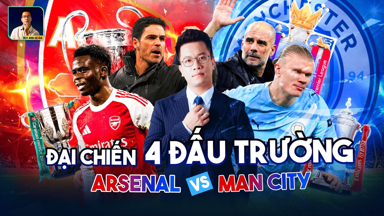 THE LOCKER ROOM | 4 ĐẤU TRƯỜNG TRANH ĐUA CỦA ARSENAL VÀ MAN CITY