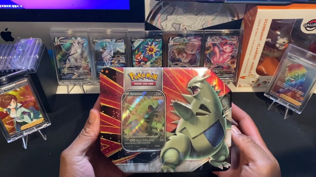Pokemon V Powers Tyranitar V Tin! PokeCenter And Costco Restock! A Rare In EVERY Pack!
