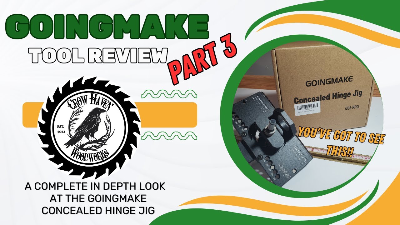 Concealed Hinge Jig Review   GoingMake Tools Part 3
