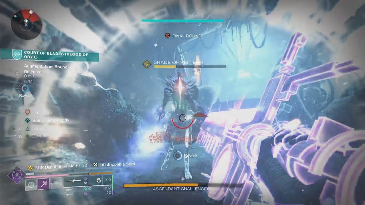 Glaive Build 15.4M DMG Court Of Blades(Blood Of Oryx) Destiny 2 Episode Heresey 