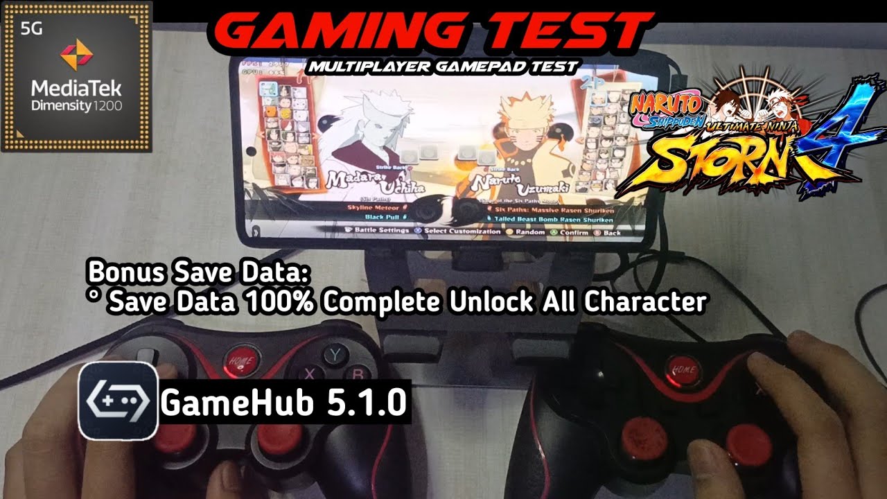 Naruto Shippuden: Ultimate Ninja Storm 4 | Многопользовательский геймпад | GameHub 5.1.0 | Поддер...