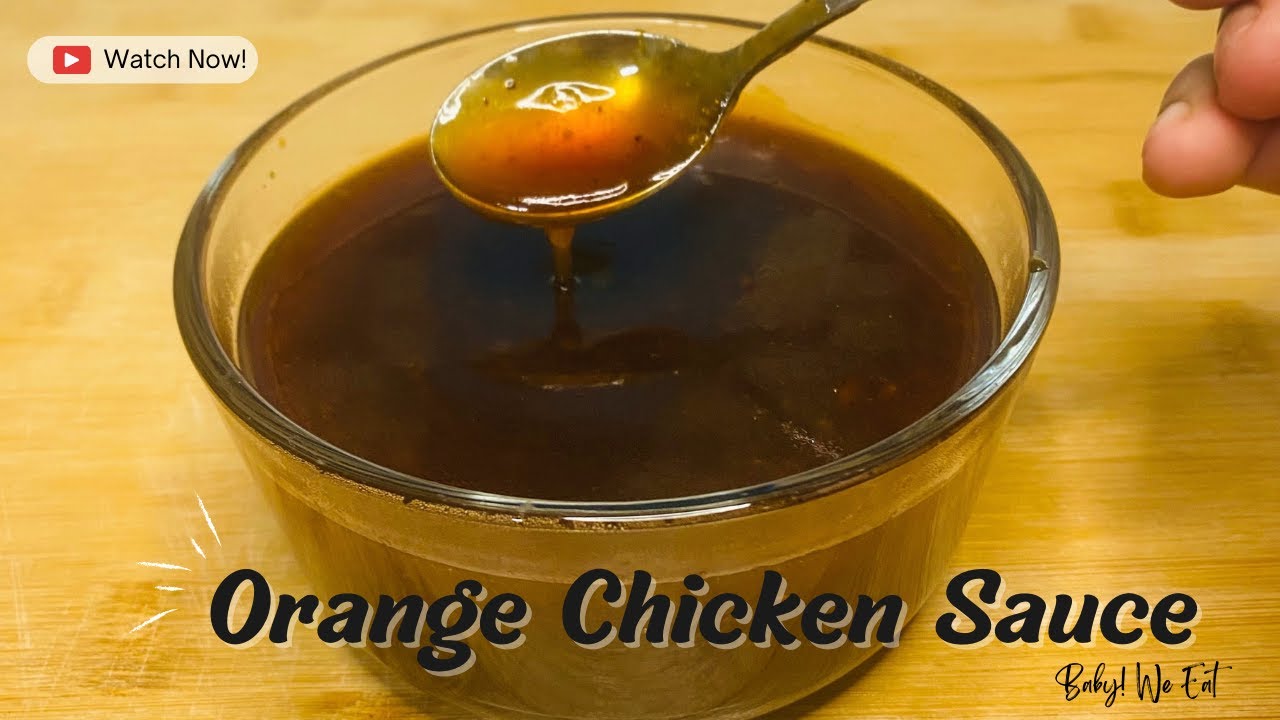 Orange Sauce | 4 Ingredient Orange Chicken Sauce | Quick & Easy