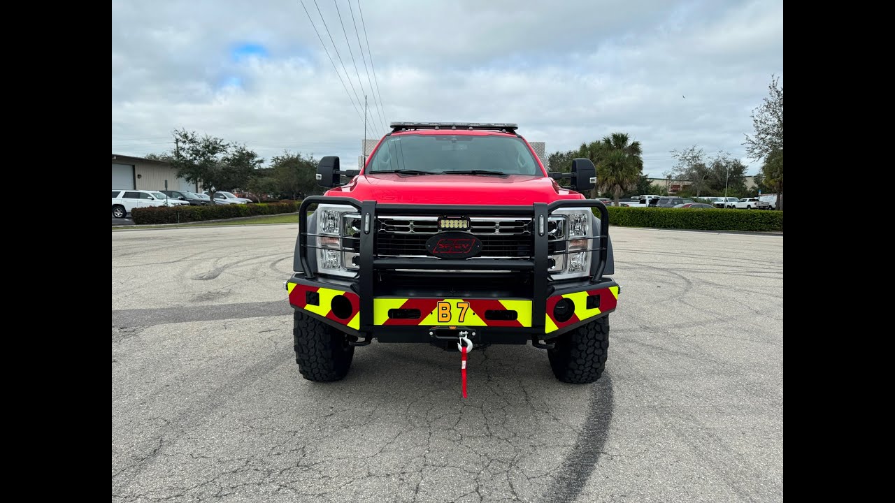 SFEV - St. Lucie County Fire District's new SFEV Custom brush truck - BRUSH 11 - Walk around video