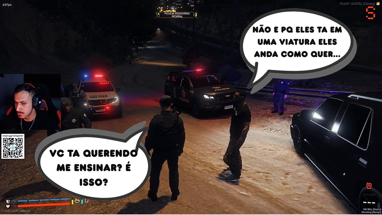 QUASE UMA TRETA COM O INVESTIGADOR DA POLÍCIA CIVIL - GTA RP