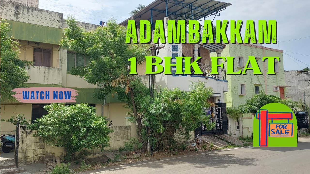#chennai adambakkam 1bhk flat for sale