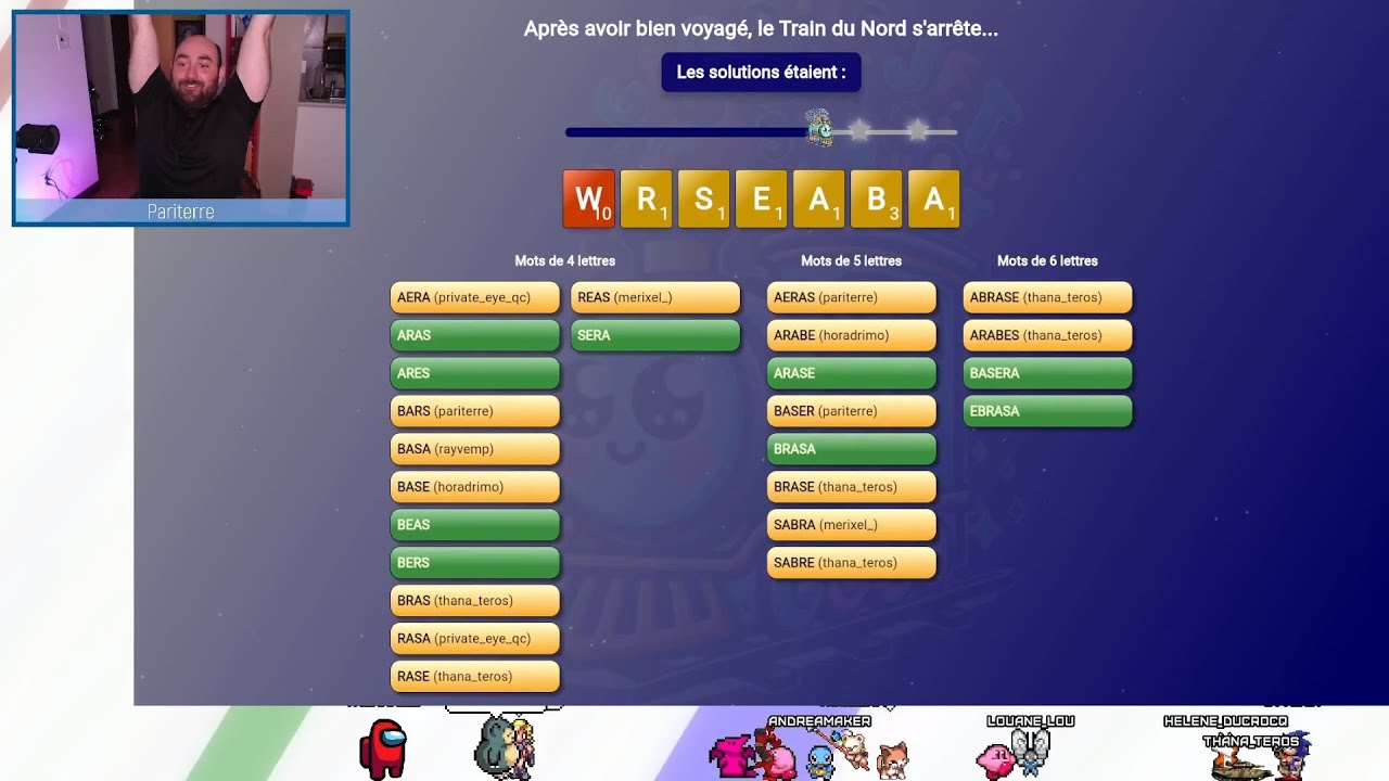 Le Train de mots - Tutoriel