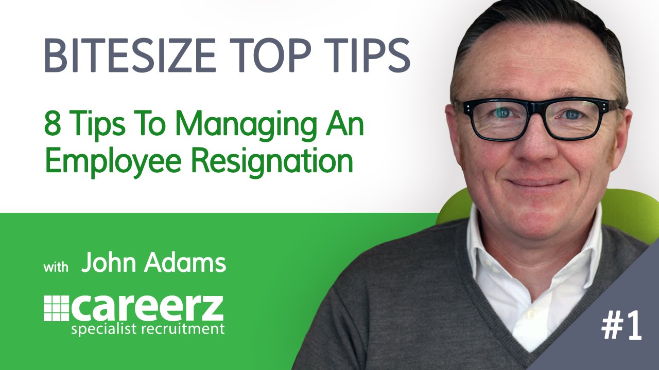 8 Top Tips to Managing an Employee Resignation