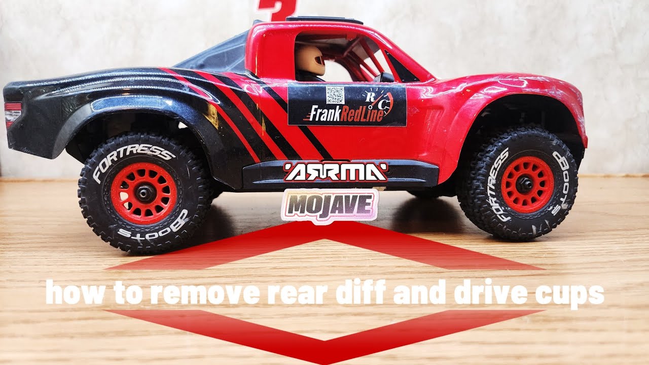 #arrma #mojave  #grom ( How to remove rear diff and drive cups)⚙️💥