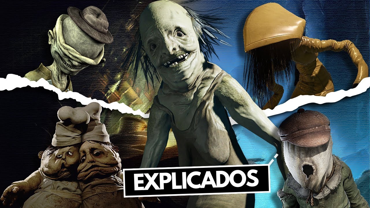 Todos os MONSTROS em Little Nightmares 1 & 2 | História Completa