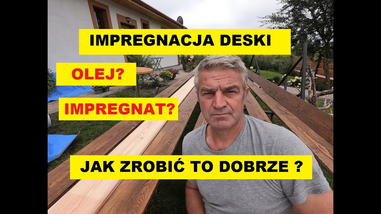 Impregnacja deski elewacyjnej.