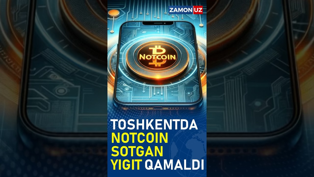 TOSHKENTDA NOTCOIN SOTGAN YIGIT QAMALDI #notcoin #telegram