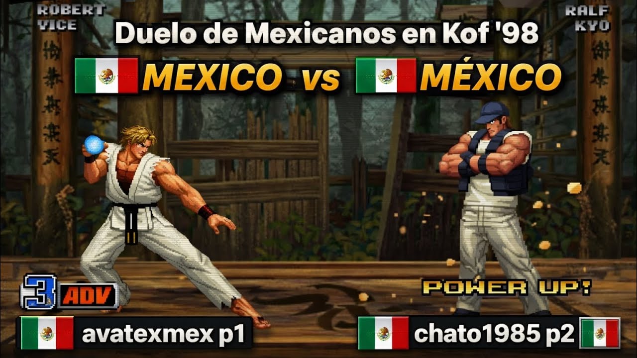 Duelo de Mexicanos en Kof 98 México vs México/ 🇲🇽 avatexmex p1 vs 🇲🇽 chato1985 p2 