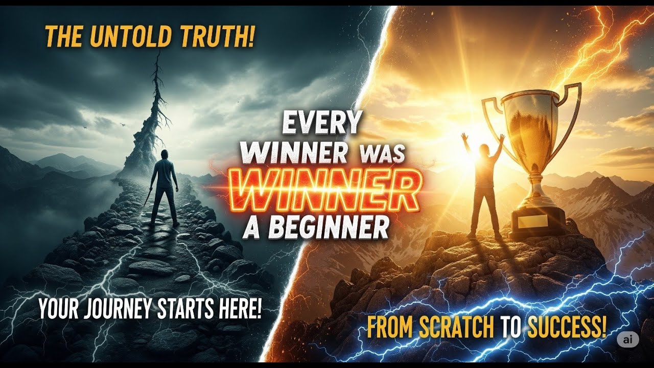 Every Winner Was Once a Beginner – Motivational Video for Success 2025