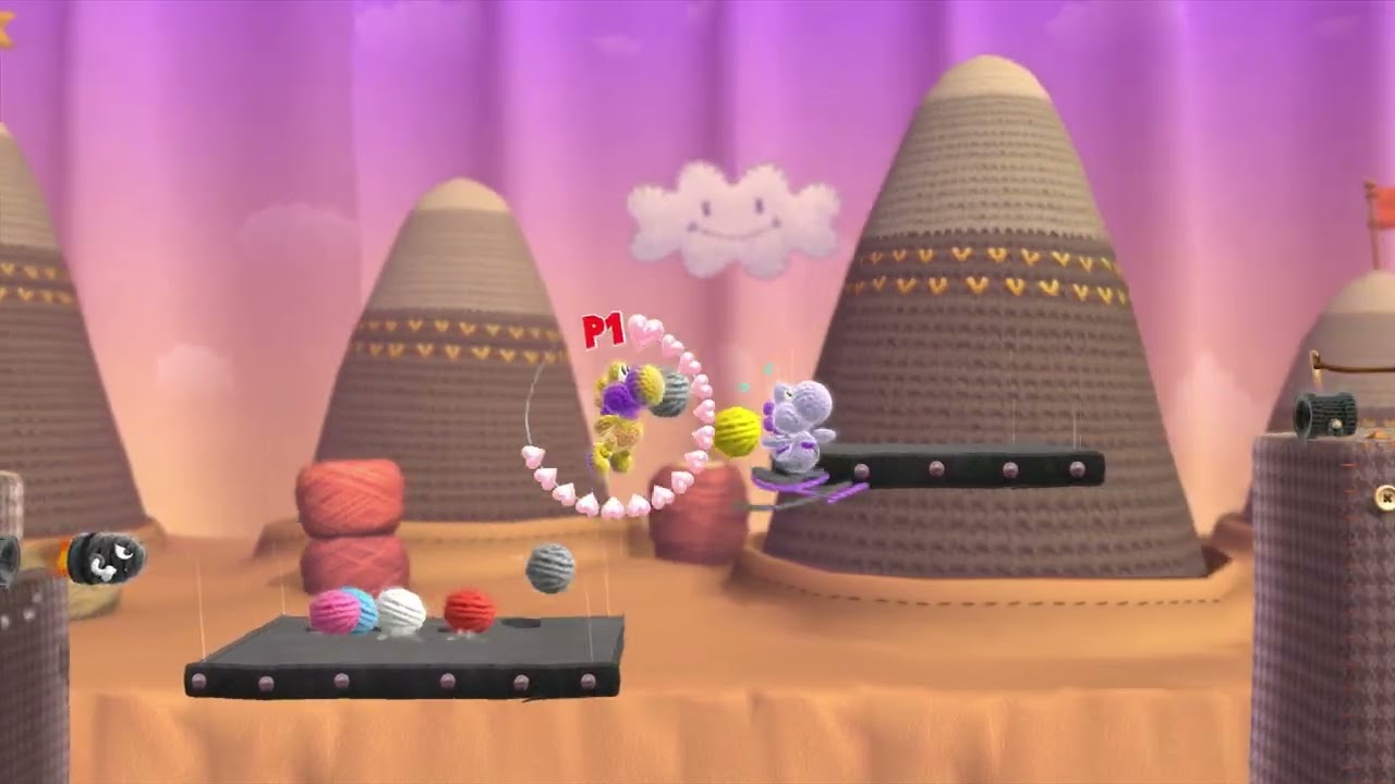 Yoshi’s Woolly World Two-Player Playthrough - World 6