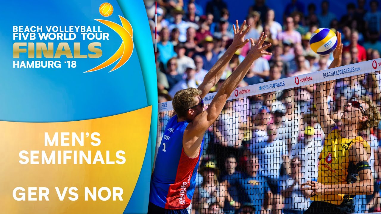 Men's Semifinal: GER vs. NOR | Beach Volleyball World Tour Finals Hamburg 2018