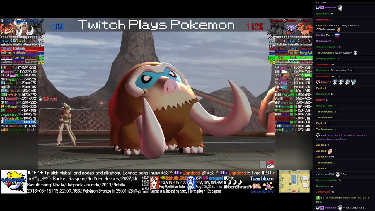 Twitch Plays Pok&eacute;mon Battle Revolution - Matches #116574 and #116575