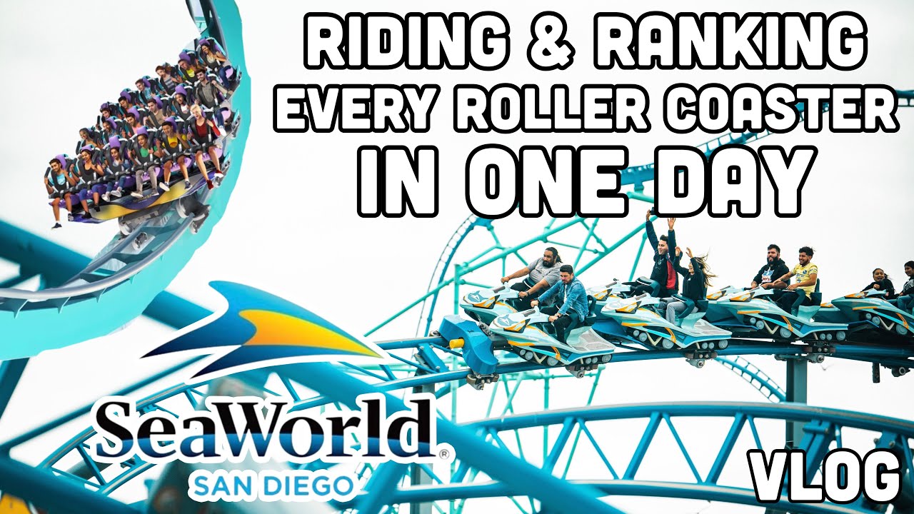 Прокатиться на ВСЕХ американских горках за ОДИН ДЕНЬ в SeaWorld San Diego | VLOG [2024]