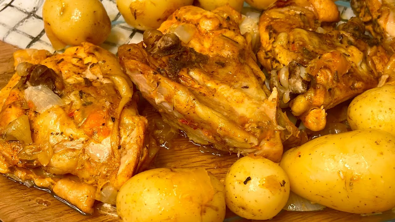 SOBRECOXA ASSADA NA PANELA DE PRESSÃO COM BATATAS 😋