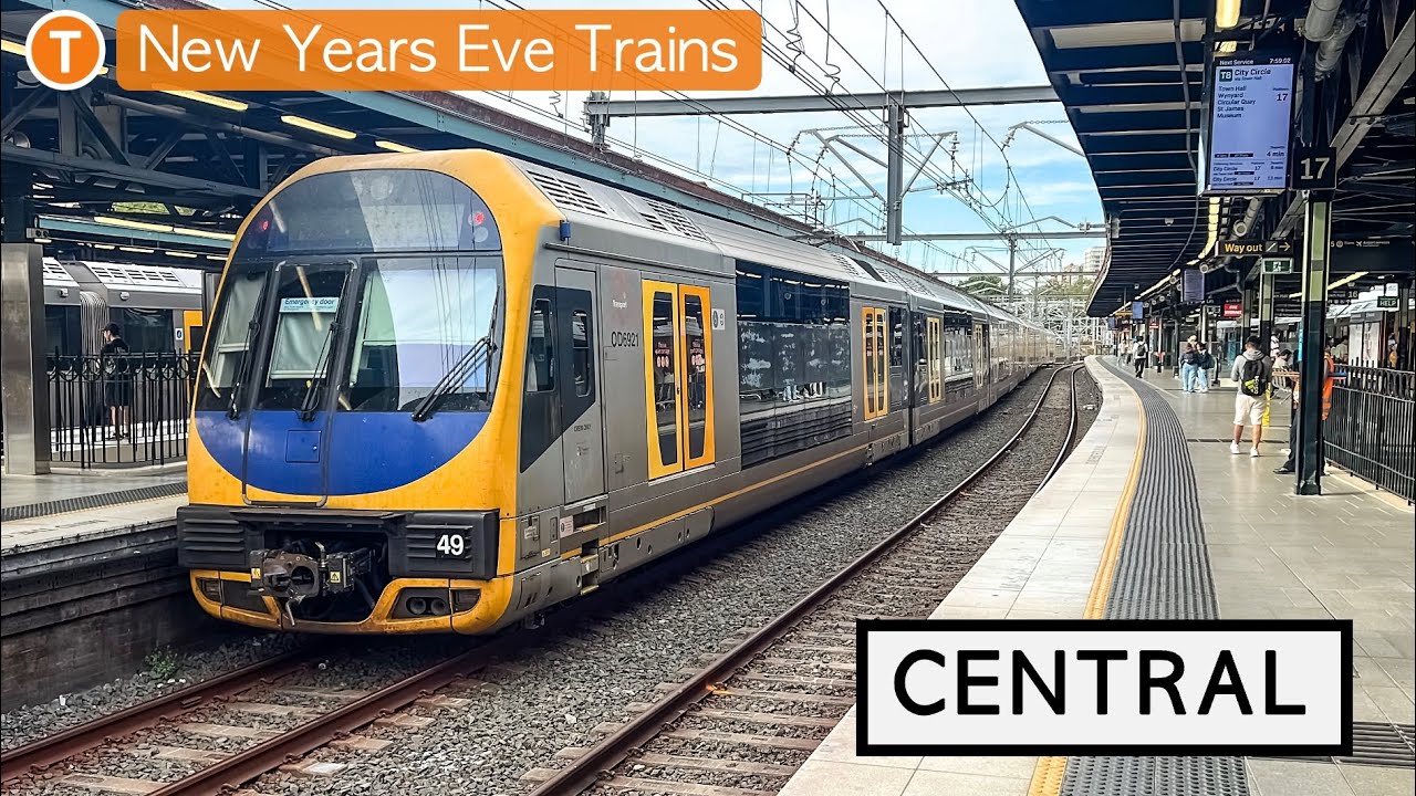 Transport for Sydney Vlog 1076: Central Suburban Part 8 - New Years Eve Trains