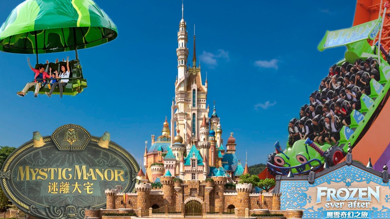 All Rides in Hong Kong Disneyland, Including WORLD OF FROZEN