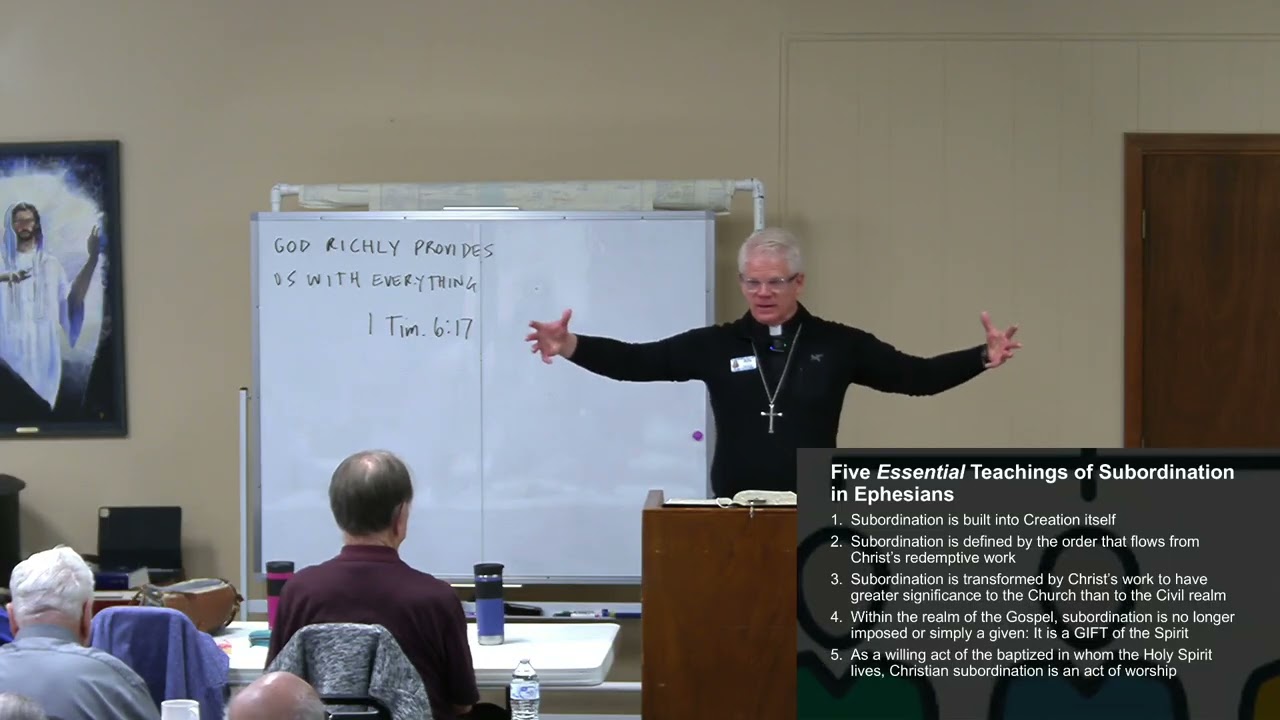 02-15-26 9:45 AM, Bible Class Video (Book of Ephesians – session 45)