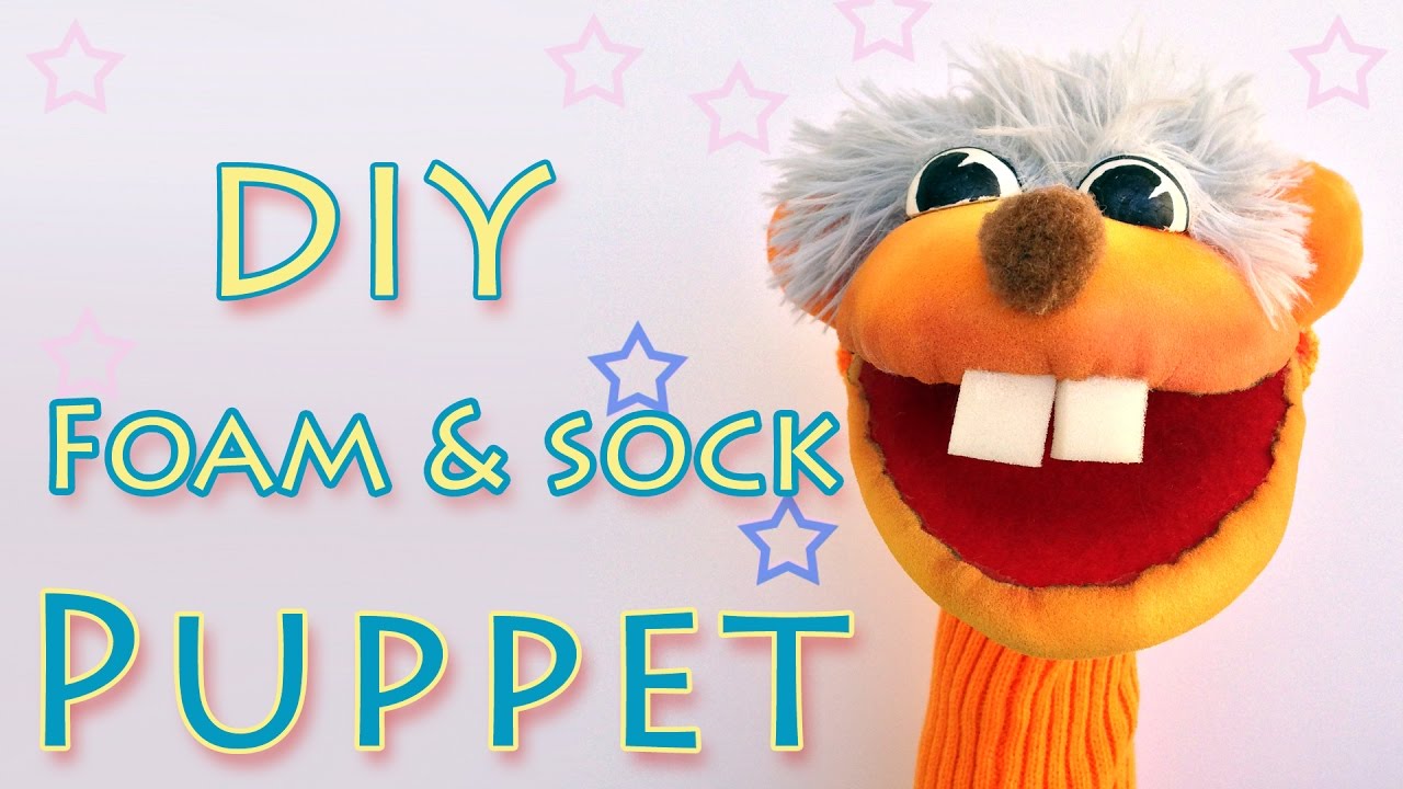 DIY Puppets - Foam and Sock Puppet - Ana | DIY Crafts.